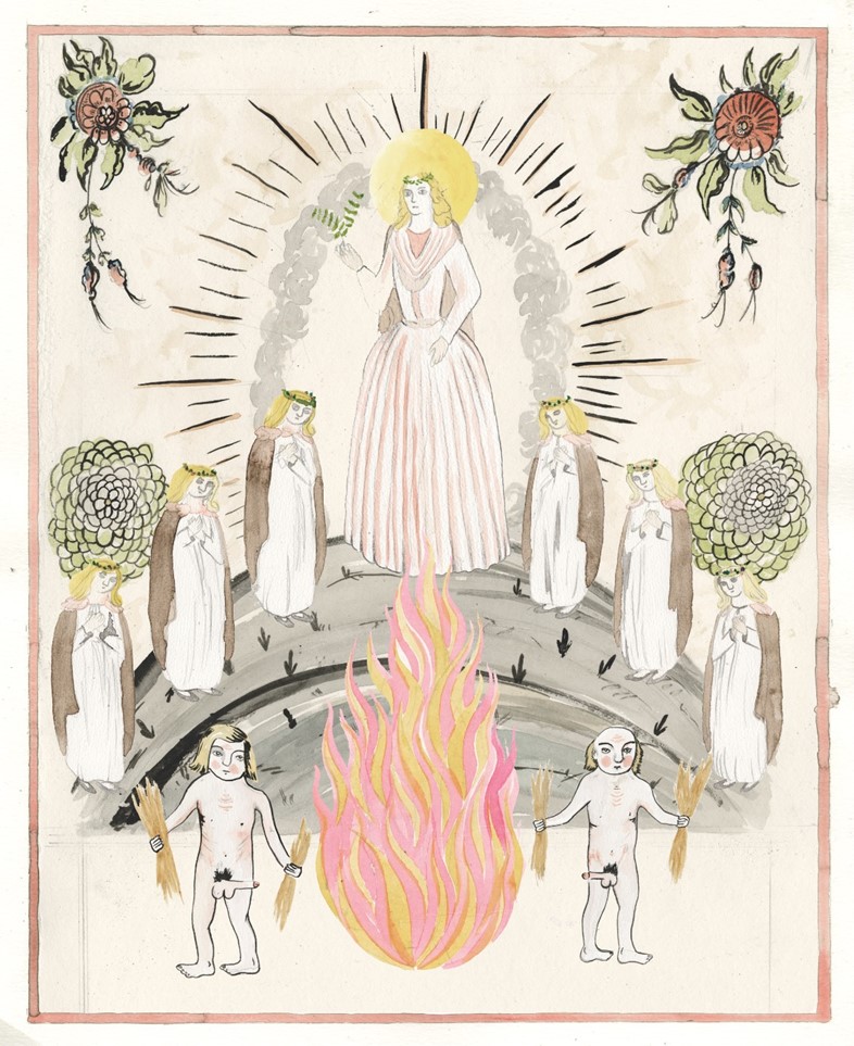 Ragnar Persson Midsommar illustrations 3
