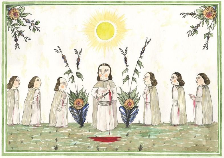 Ragnar Persson Midsommar illustrations 5