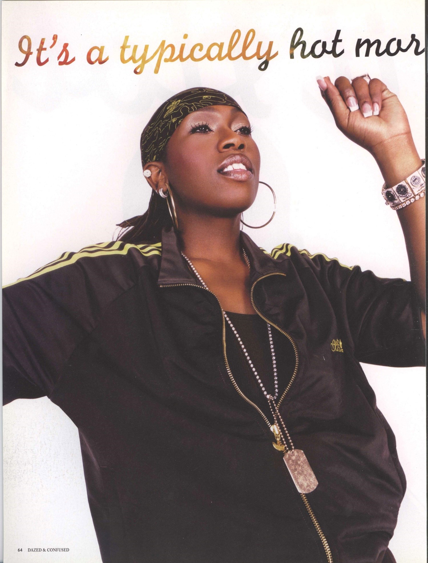 Missy Elliott. Dazed & Confused, July 2005, Page 65