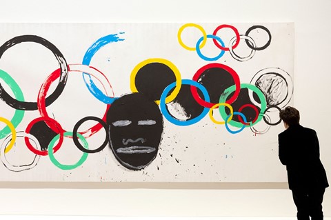 ‘Olympic Rings’, Jean-Michel Basquiat and Andy Warhol