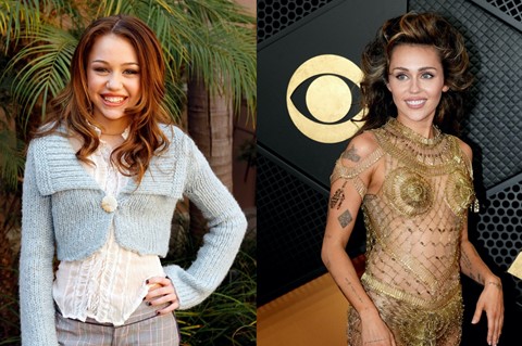 In pictures: The beauty evolution of Miley Cyrus